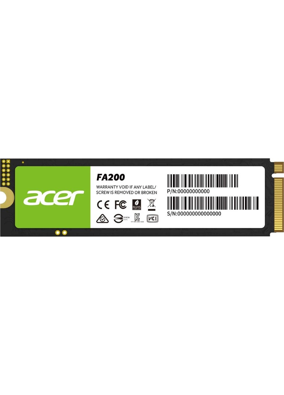 SSD 2Tb FA200 M.2 2280 PCIe Gen 4x4 NVMe 2.0 3D NAND, Retail Acer (394451347)