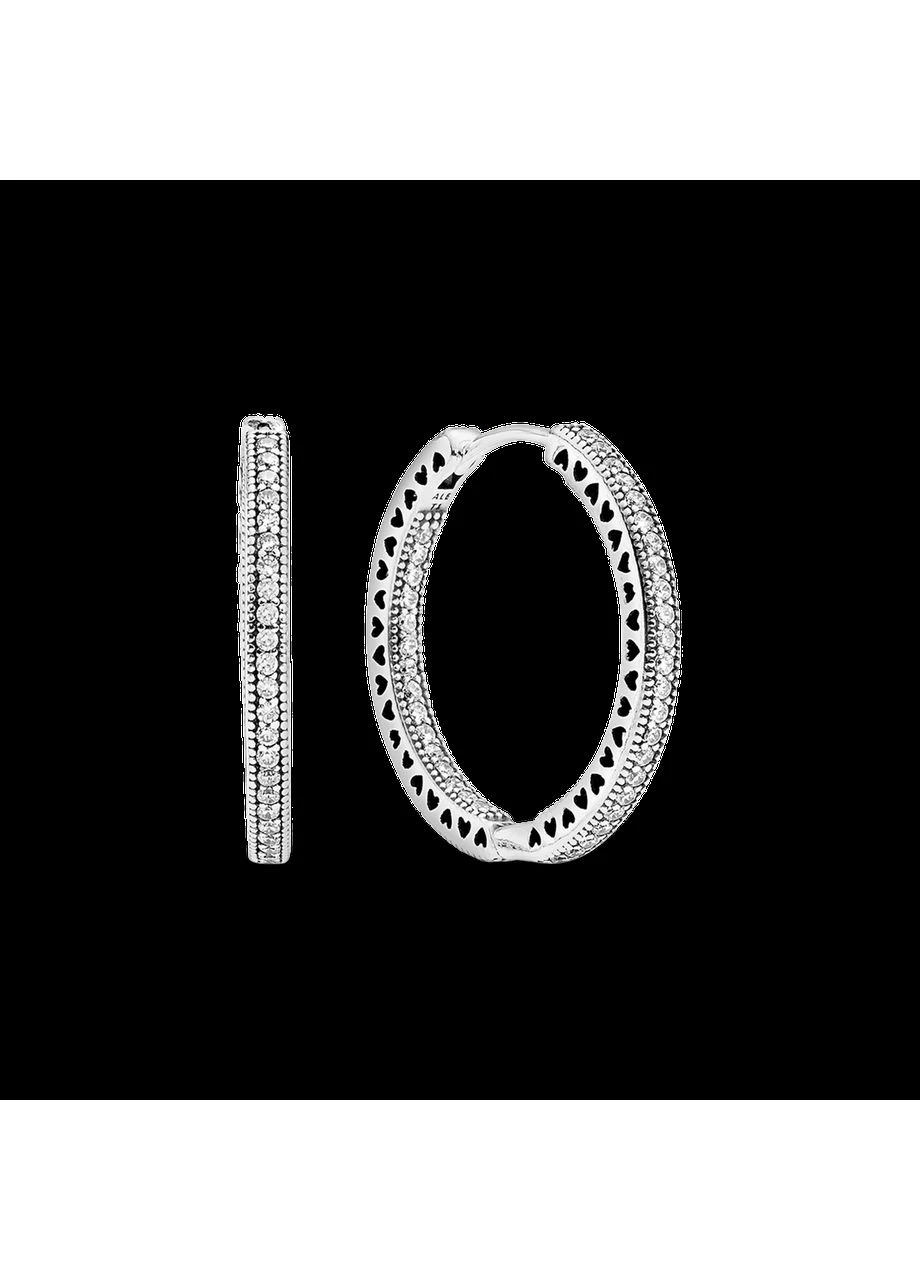 Серебряные серьги с балконом 296319CZ Kabluchka (355348088)