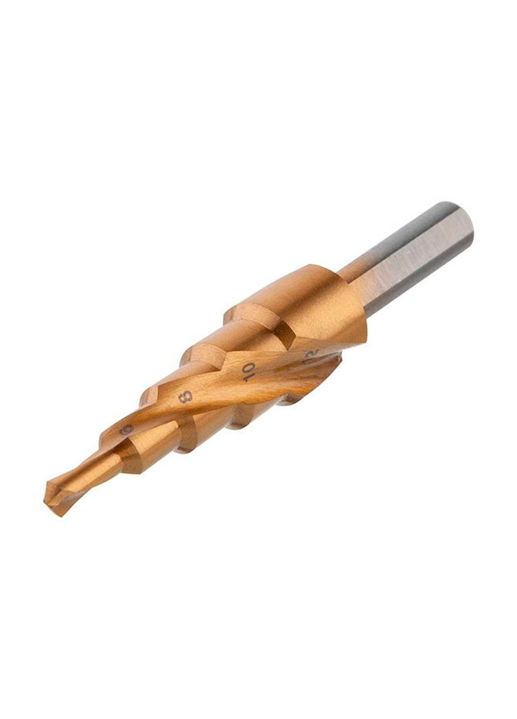 Сверло ступенчатое для металла HSS 4-12 мм для деликатного сверления (1 шт.) Intertool (334317445)