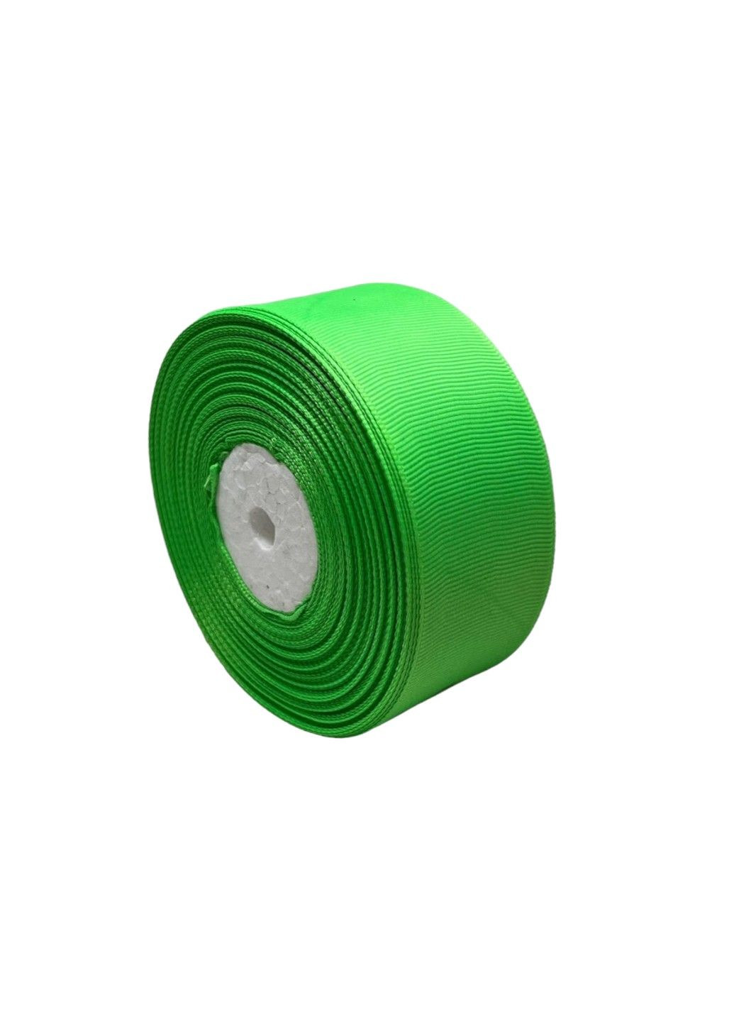 Репсова стрічка 4 см, колір салатовий, арт 015410, 1 метр No Brand (350946803)