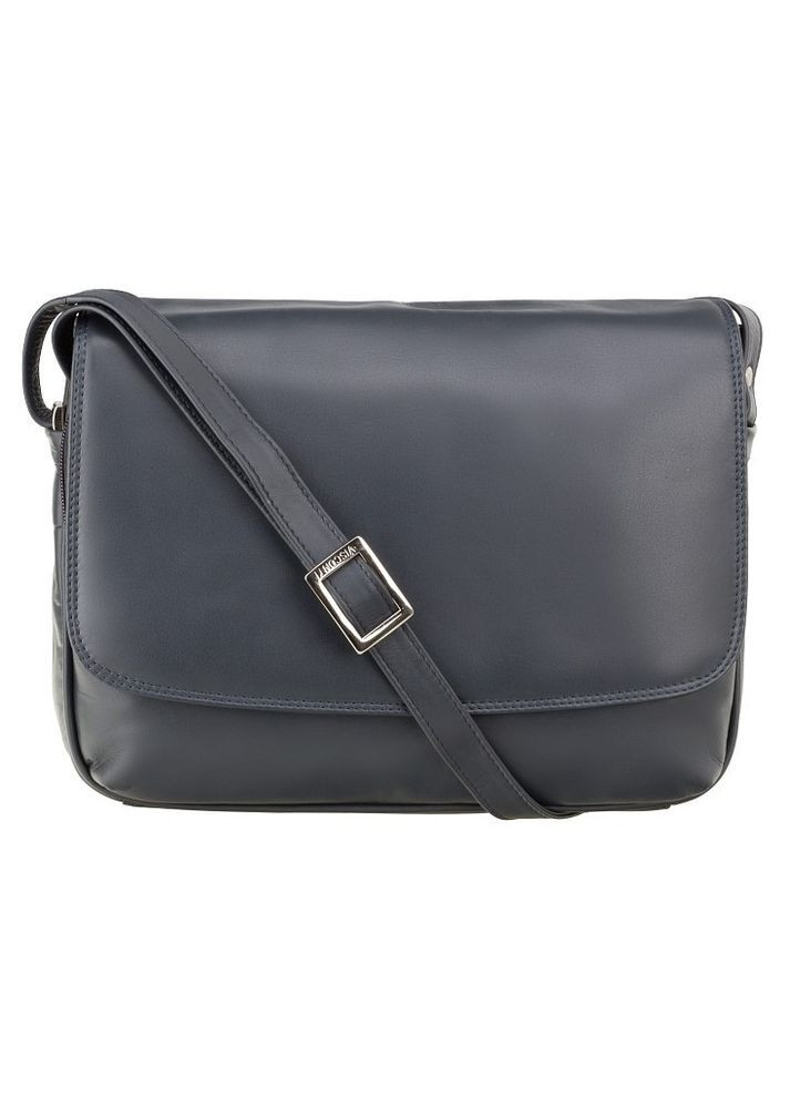 Темно-синя жіноча шкіряна сумка 3190 NV Claudia Visconti (303830956)