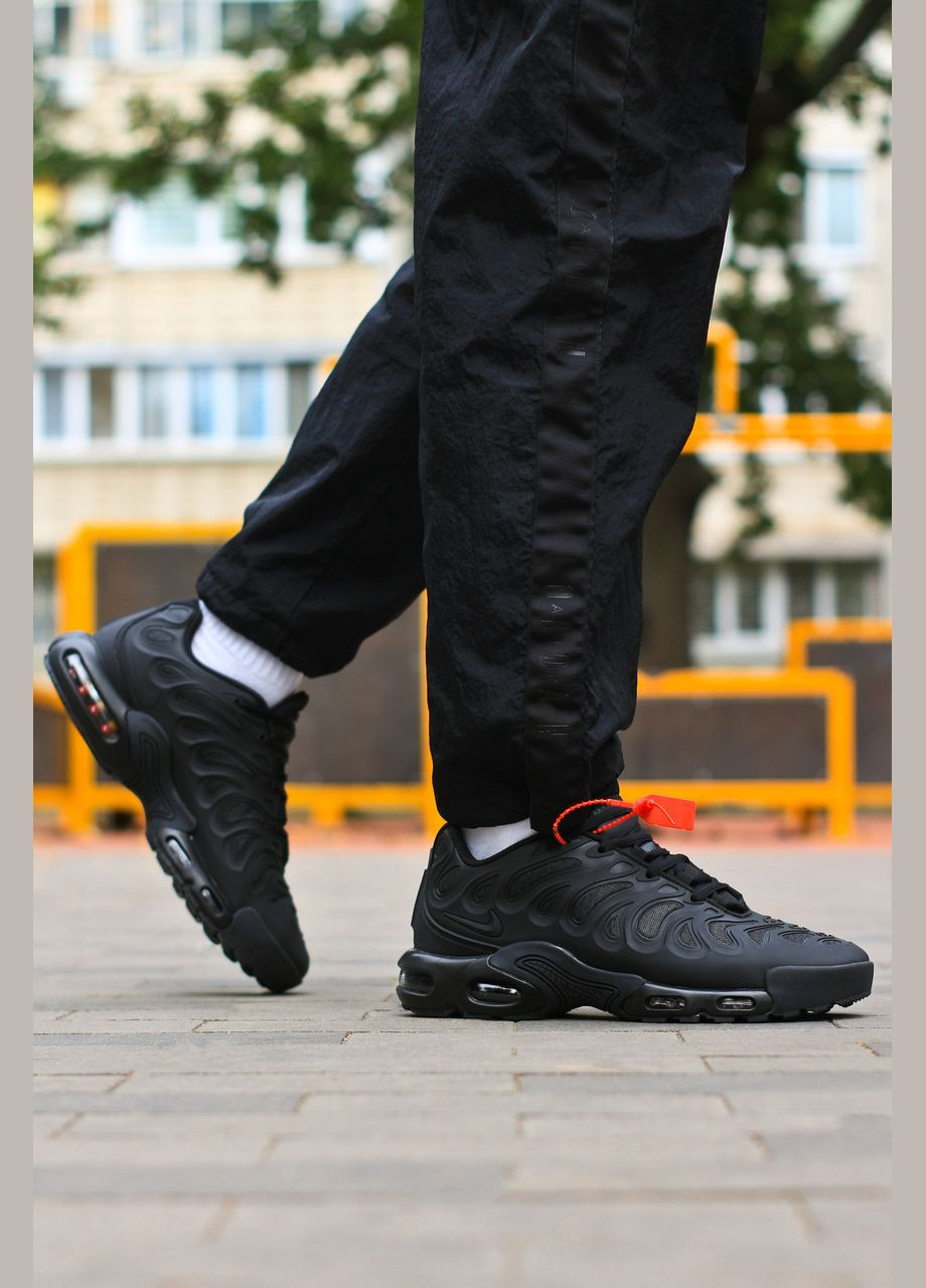 Черные всесезонные кроссовки air max tn plus drift black anthracite - hf0785-001 Nike