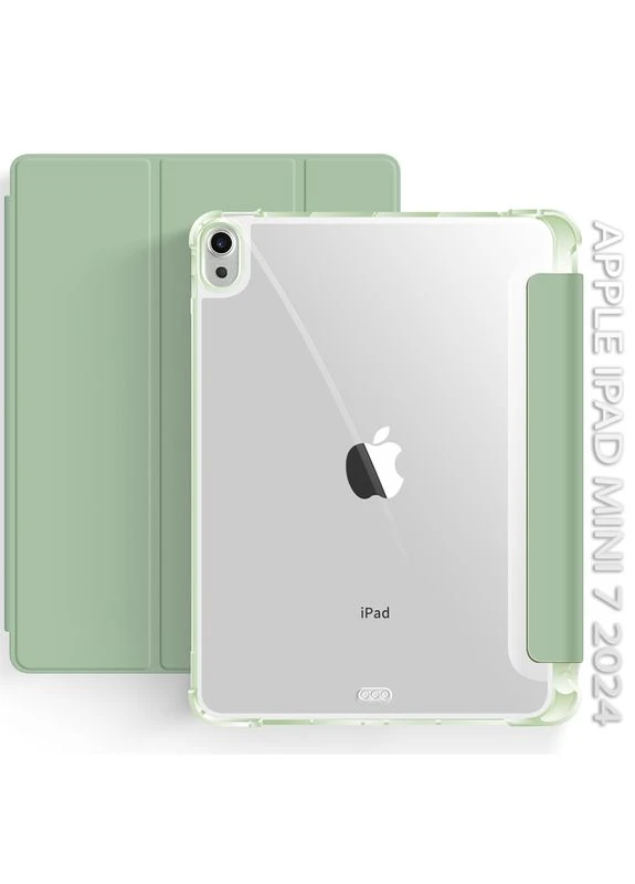 Чехол Soft Edge с креплением Apple Pencil для Apple iPad Mini 7 2024 Green (712467) BeCover (351364899)