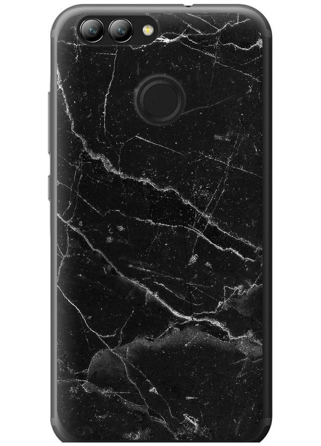 2D пластиковый чехол 'Черный мрамор v2' для Endorphone Huawei Nova 2 (323481632)