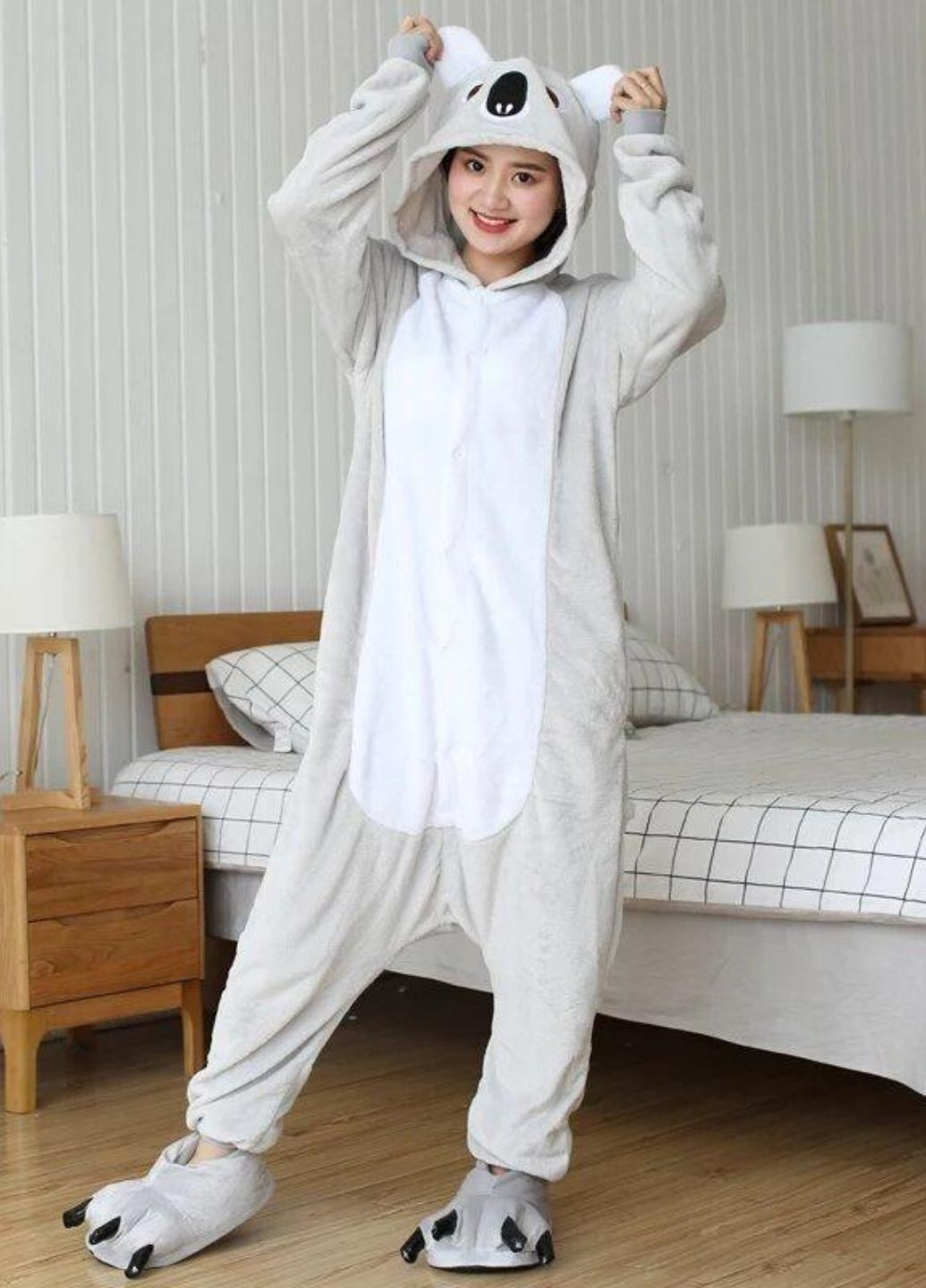 Кигуруми женское плюшевое с капюшоном в виде коалы (1059) My Kigu (340960754)