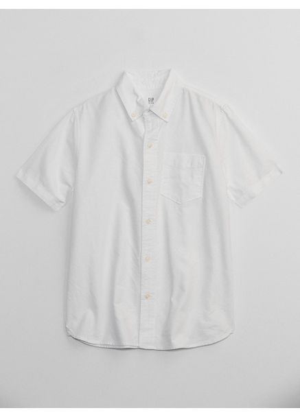 Сорочка для хлопчиків Kids XS, 4-5 років, 102-114 см, White (Біла) Gap (359472365)