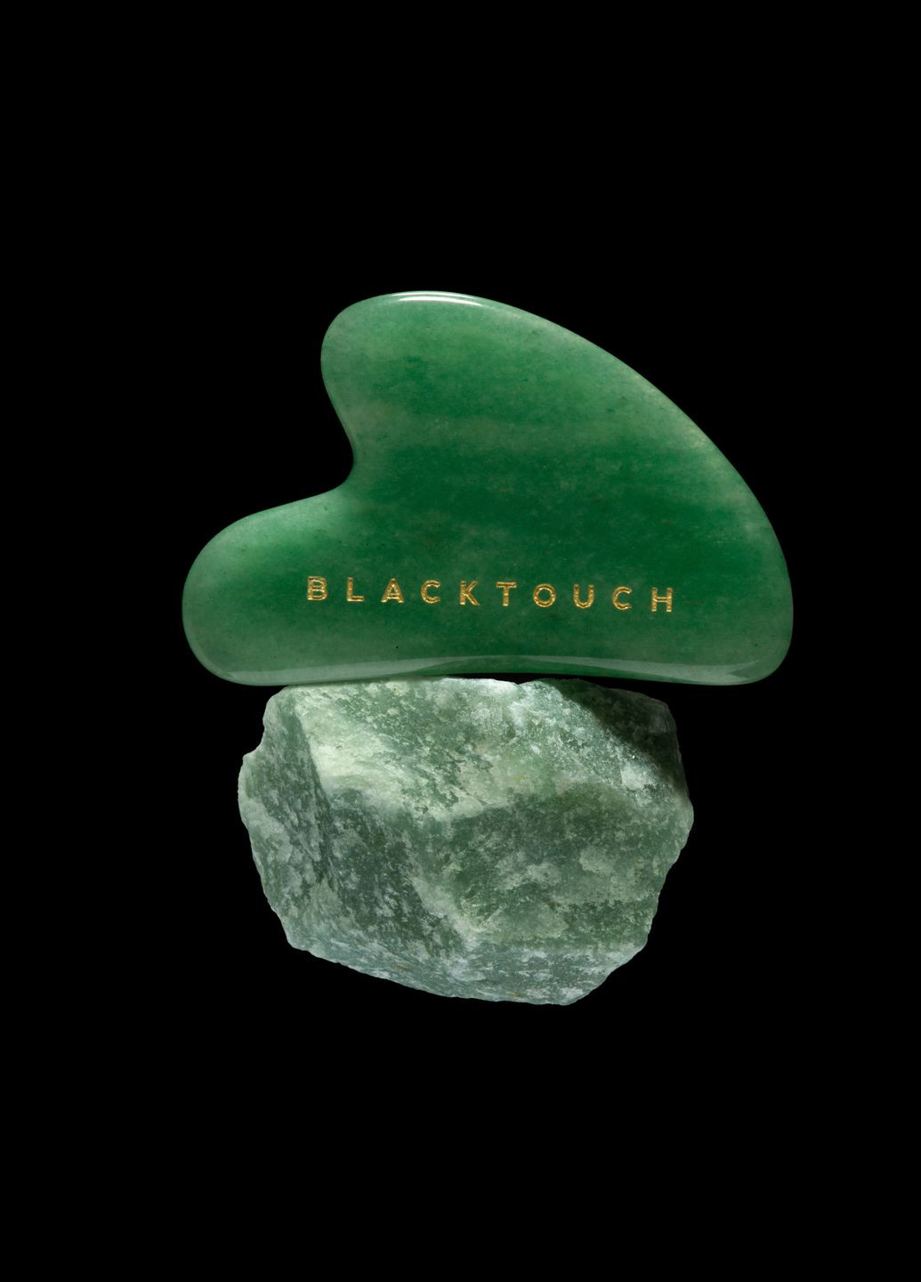 Комплект Шкребок гуа-ша и Роллер по авантюрину BlackTouch (297714618)