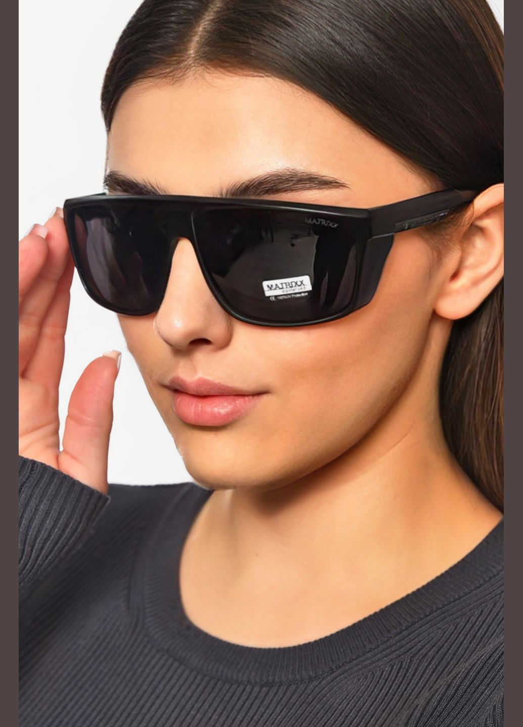 Окуляри жіночі чорного кольору Let's Shop (325977524)