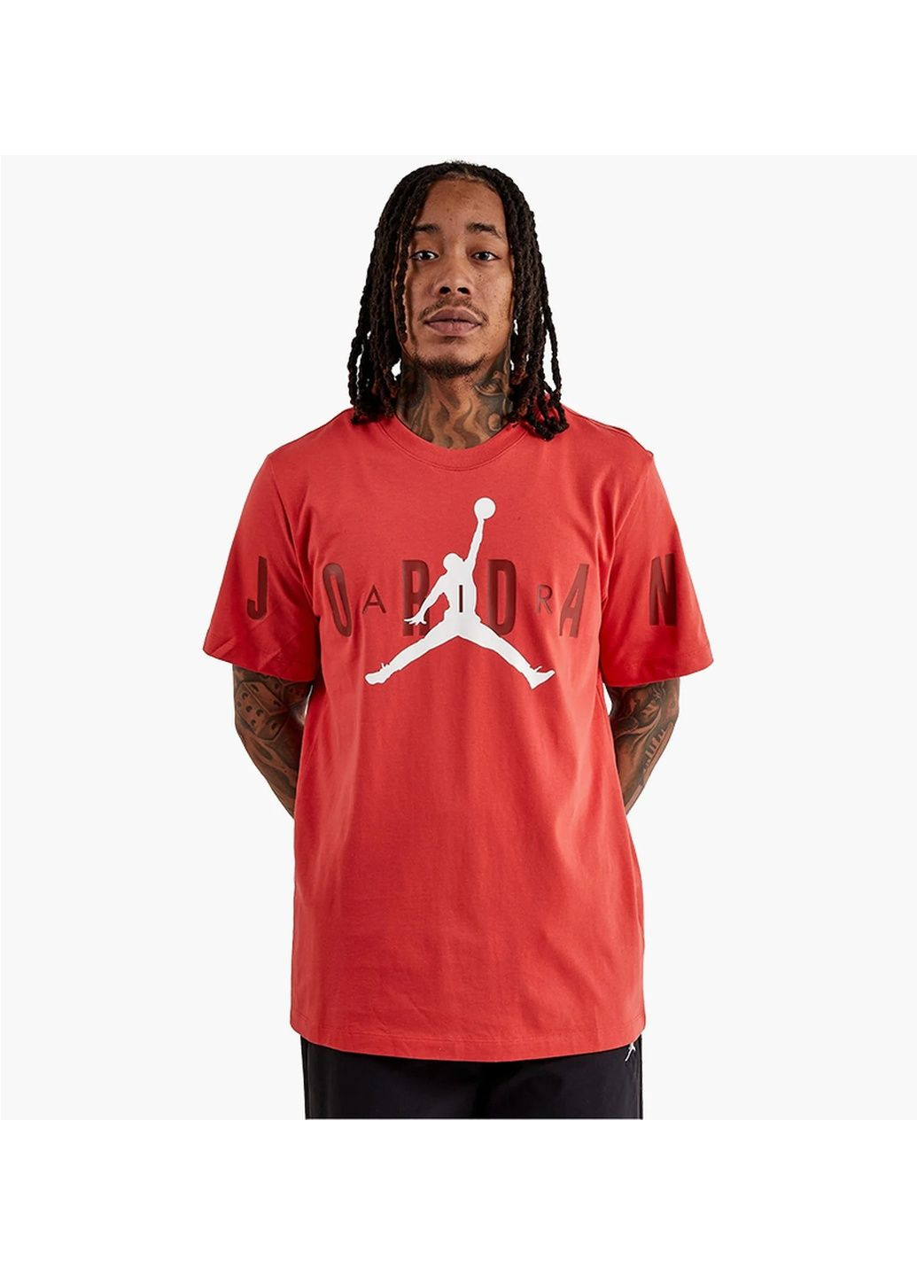 Красная футболка мужская air stretch tee red Air Jordan