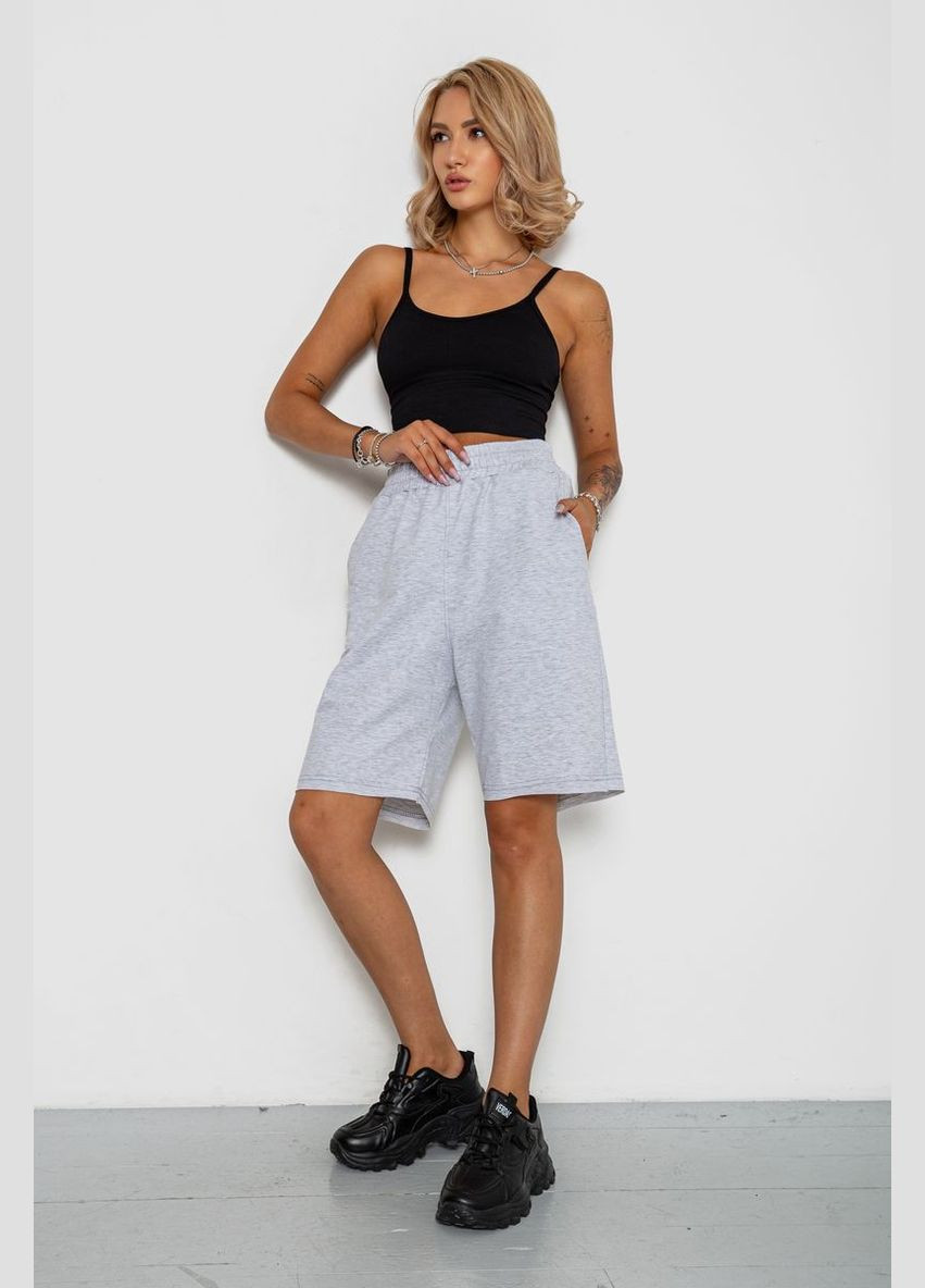 Шорти жіночі однотонні, колір блакитний, Ager (300101668)