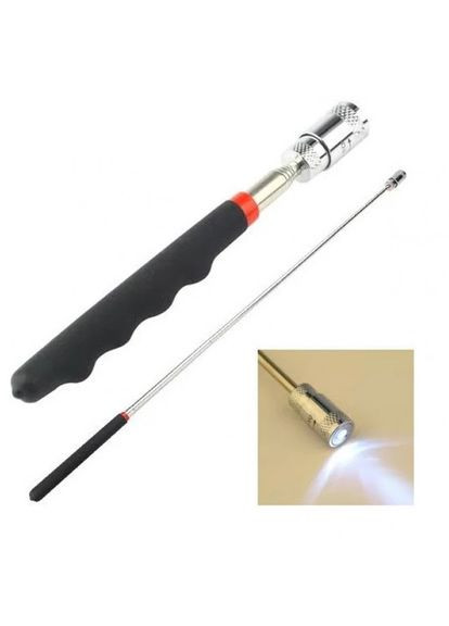 Телескопічний магніт з підсвічуванням для вилучення з важкодоступних місць GR-504 19-80 см No Brand (328450882)