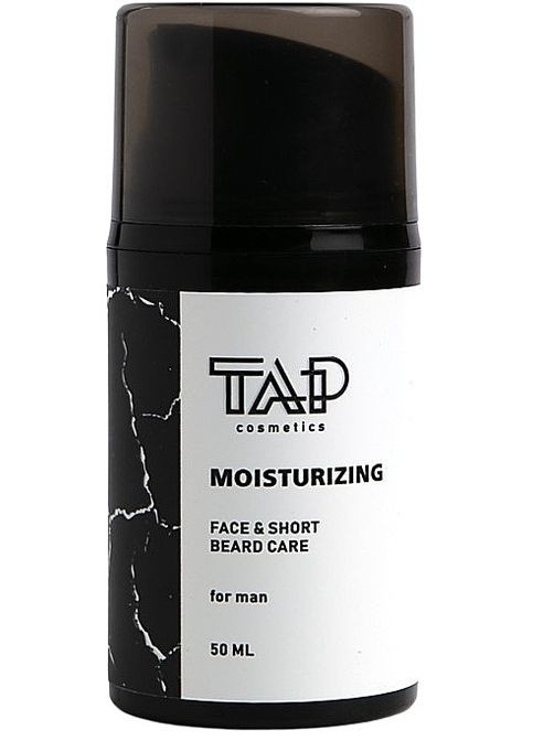 Мужской крем для лица и короткой бороды Moisturizing Face & Short Beard Care 50ml (1527699-41939335) TAP Cosmetics (369135978)