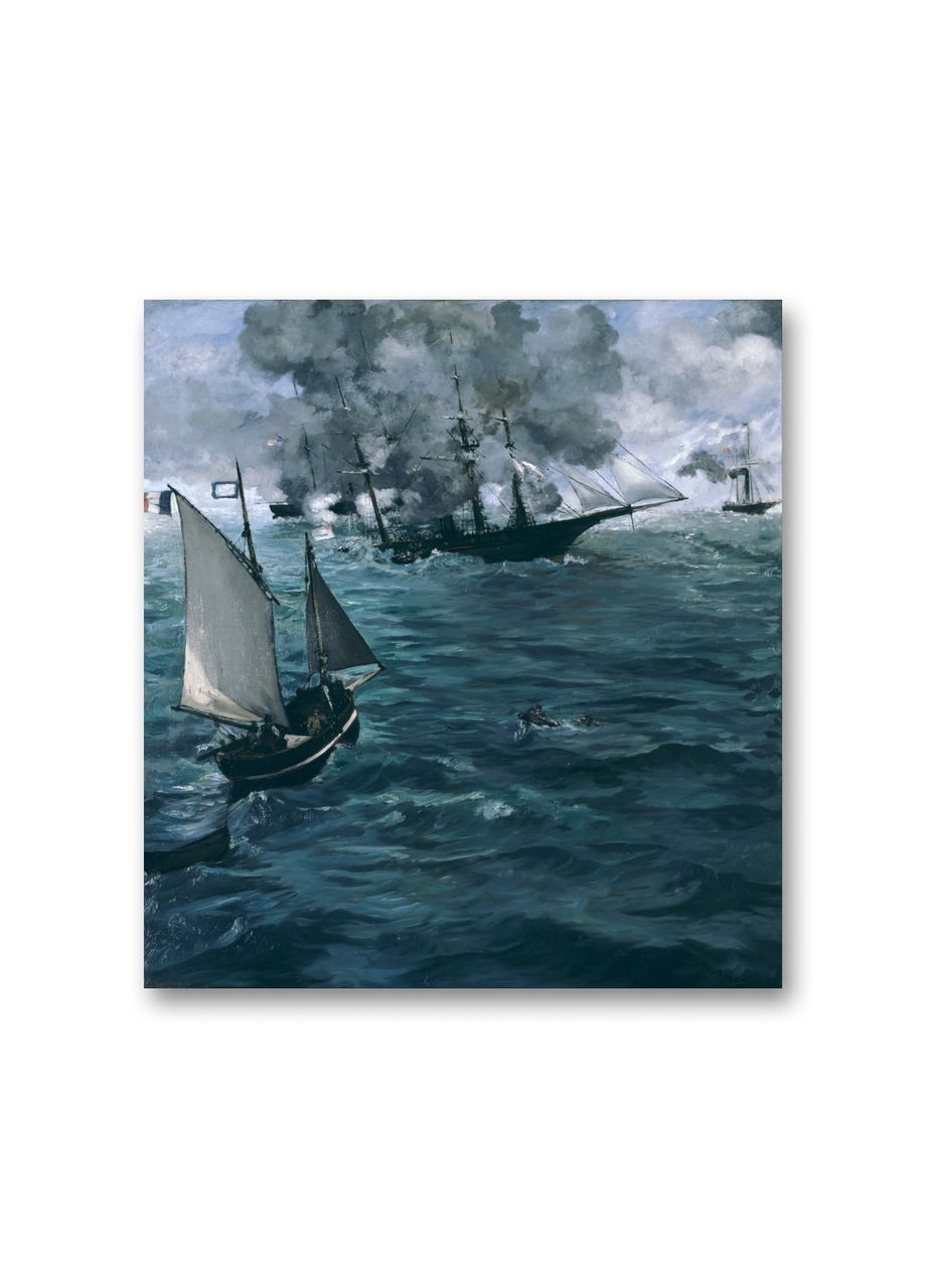 Печать на холсте Бой Кирсарджа и Алабамы Эдуар Мане 30x40 No Brand (346495335)