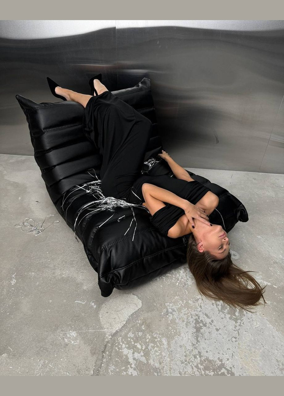 Черное праздничный, вечернее платье с открытой спиной силуэтная Avanti однотонное