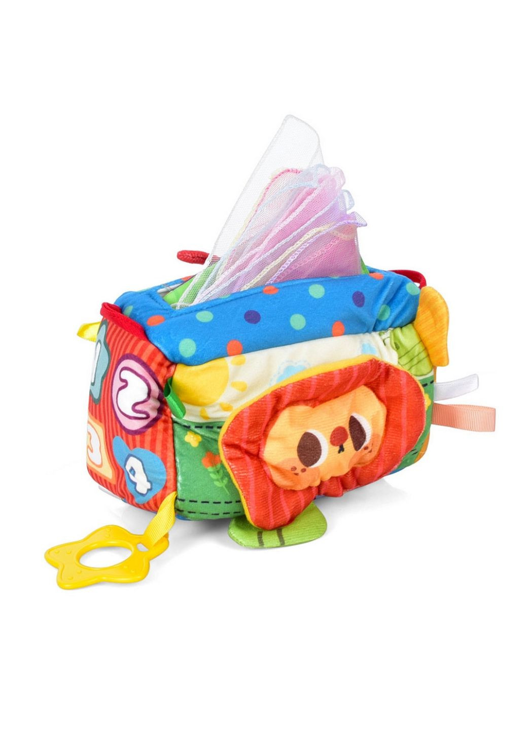 Ігра, що розвиває "Baby tissue box" з прорізувачем 13х20х6 см Bambi (279319625)