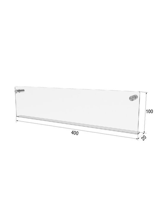 Полиця настінна 400х100 Ekostar (367609464)