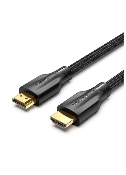 Кабель мультимедийный (AAUBI) Vention HDMI M to HDMI M 3.0m 8K60Hz cotton braided black (389142648)