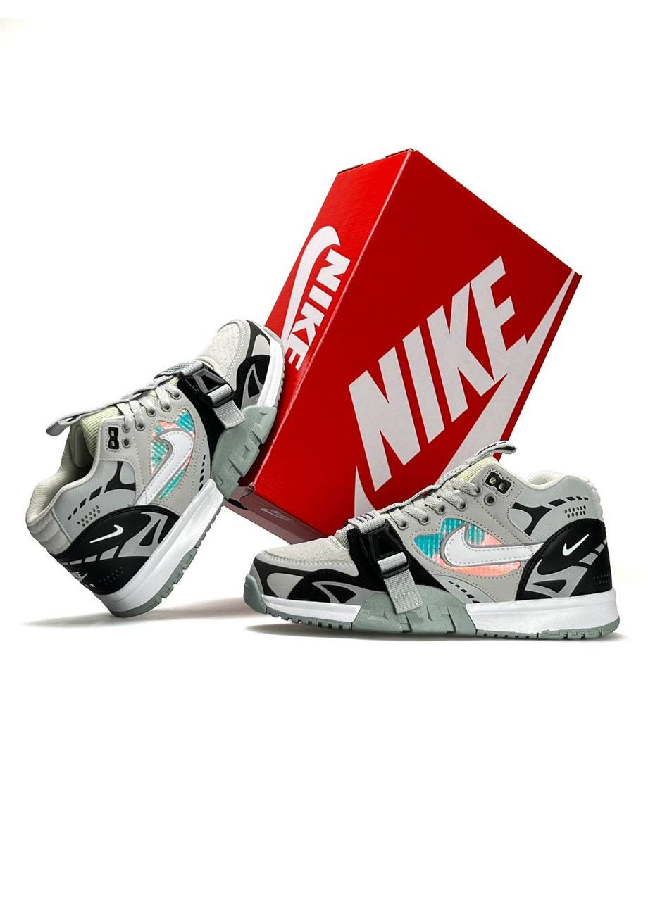 Сірі Осінні кросівки чоловічі nike No Brand Air Trainer 1 SP Grey White