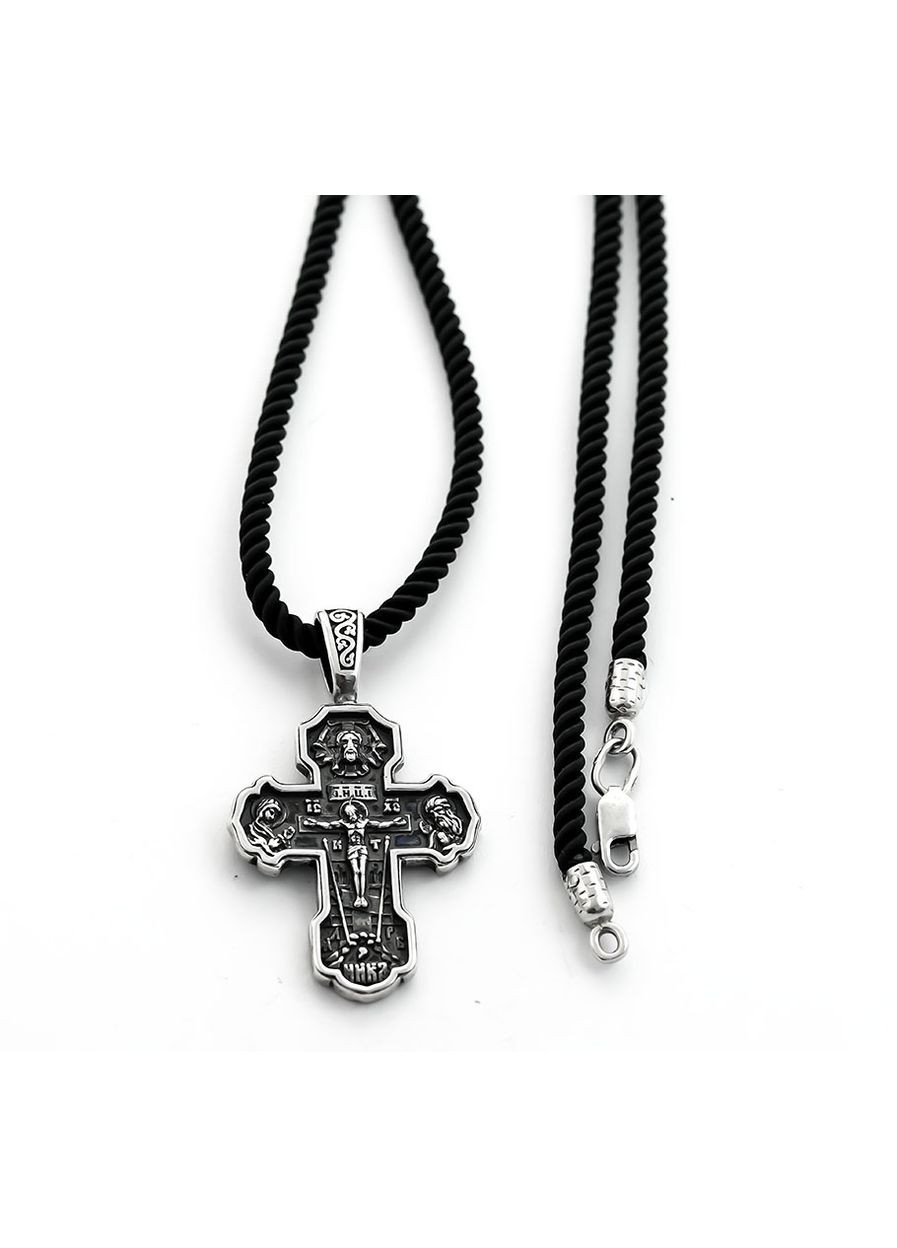 Крест нательный православный 7194 Maxi Silver (337133631)