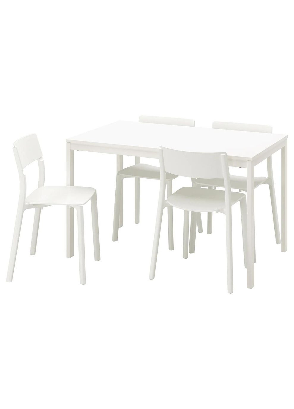 Стіл і 4 стільці ІКЕА VANGSTA / JANINGE 120/180 см (s19483041) IKEA (278407376)