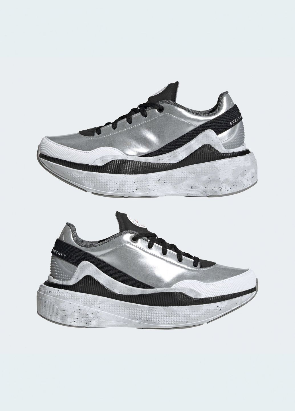 Серые демисезонные кроссовки для бега Adidas by Stella McCartney Earthlight