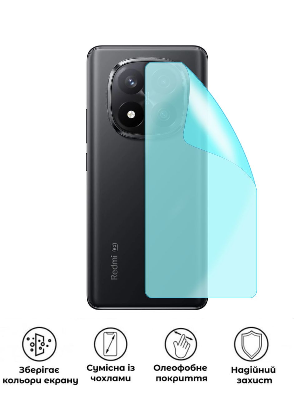 Захисна поліуретанова матова плівка Medium Armor на корпус смартфона Xiaomi Redmi Note 14 Pro Plus 5G GP (370871424)