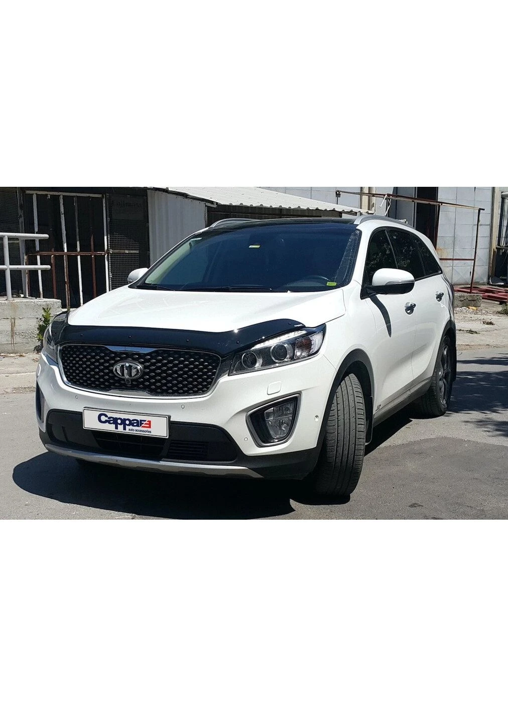 Дефлектор капоту (EuroCap) для Кіа Соренто 3 УМ 2014-2020 рр Kia (390740126)