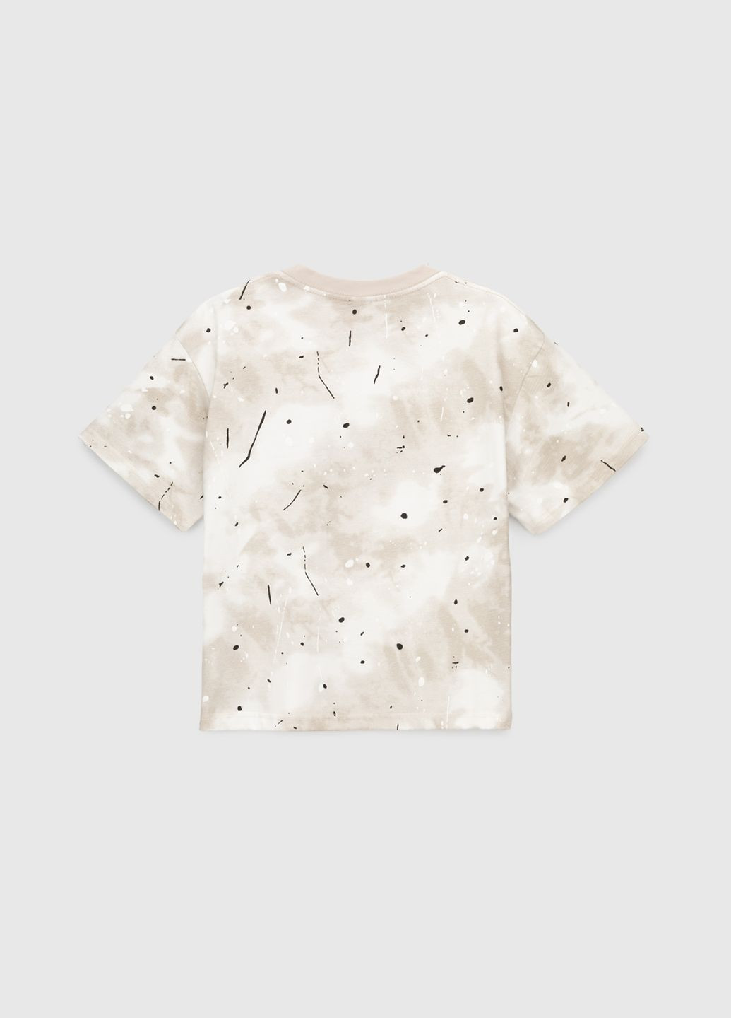 Бежева літня футболка з принтом для хлопчика 1300 134 см (2000990528056s) shop (2000990528056) Yekipeer