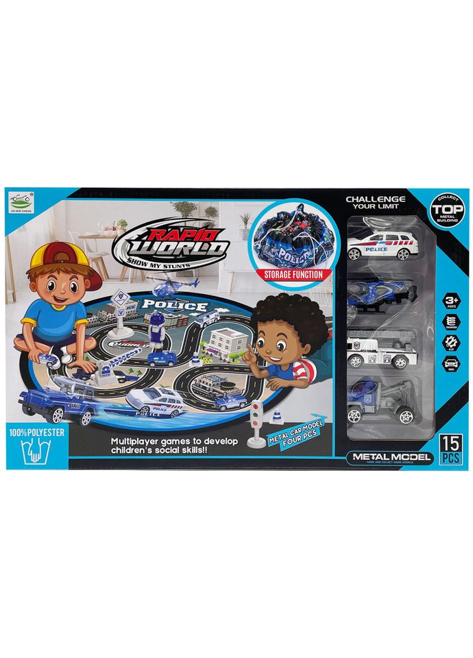 Іграшковий набір "Police" 6688-153C, машинки, збирається в мішок BMW (307926686)