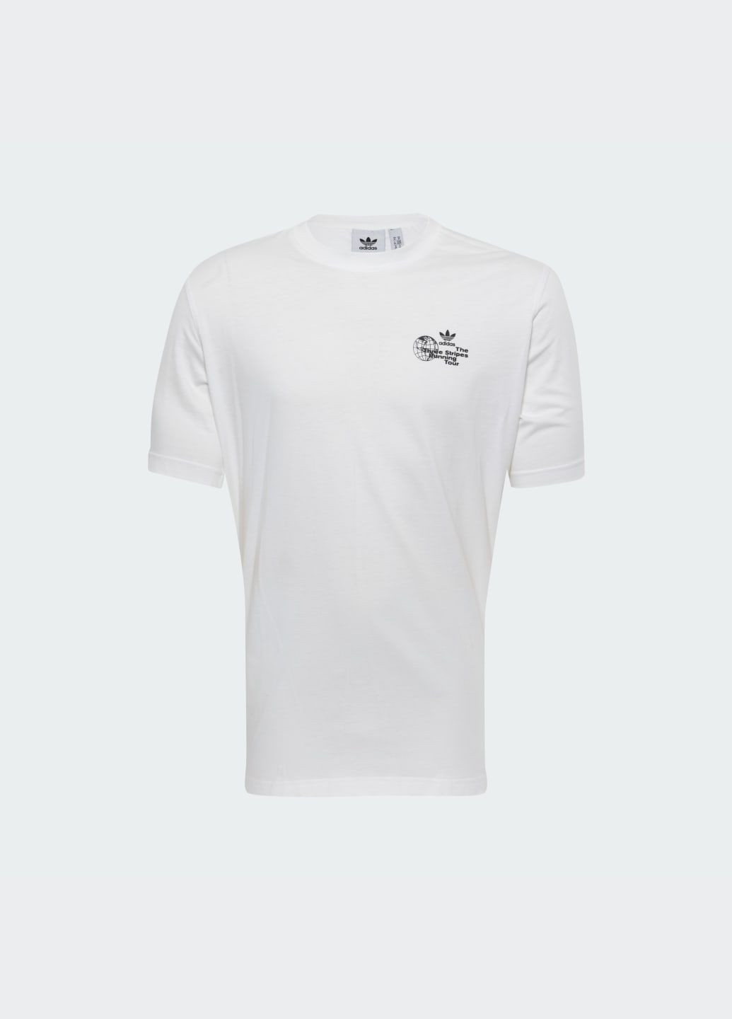 Біла футболка sports elements poster graphic loose adidas