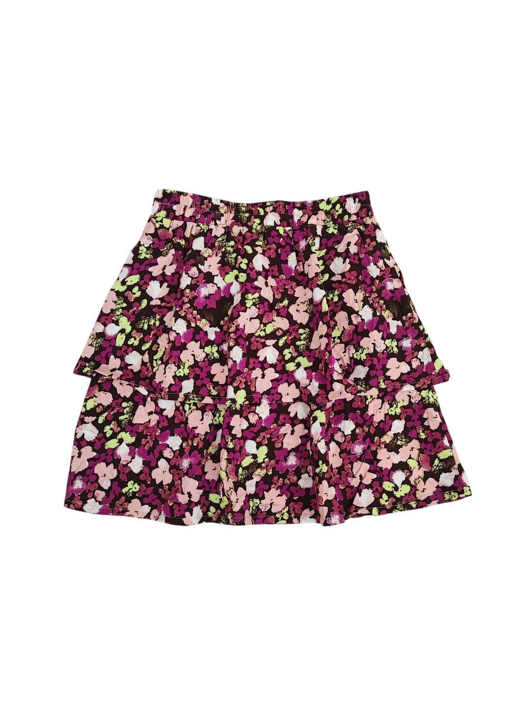 Разноцветная повседневный с рисунком юбка Only