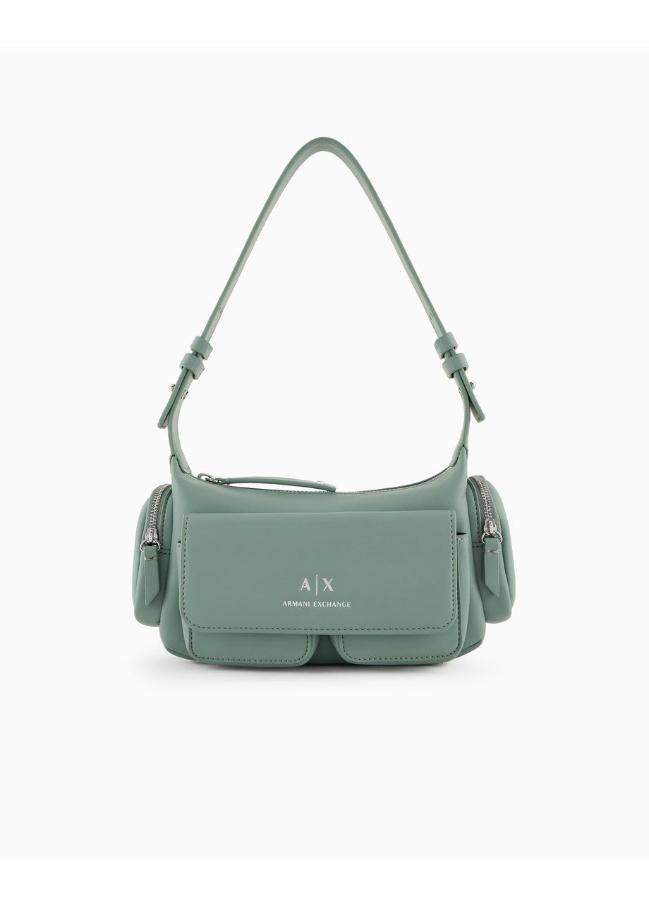 Женская сумка Large shoulder bag with side pockets Armani Exchange (369926494)