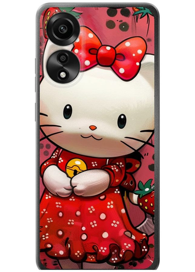 Силиконовый чехол 'hello_kitty1' для Endorphone Oppo A78 4G (285707519)