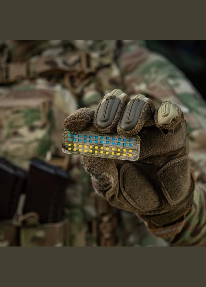 Нашивка прапор України 25х80 Laser Cut Multicam/Yellow/Blue/GID M-TAC (316254262)