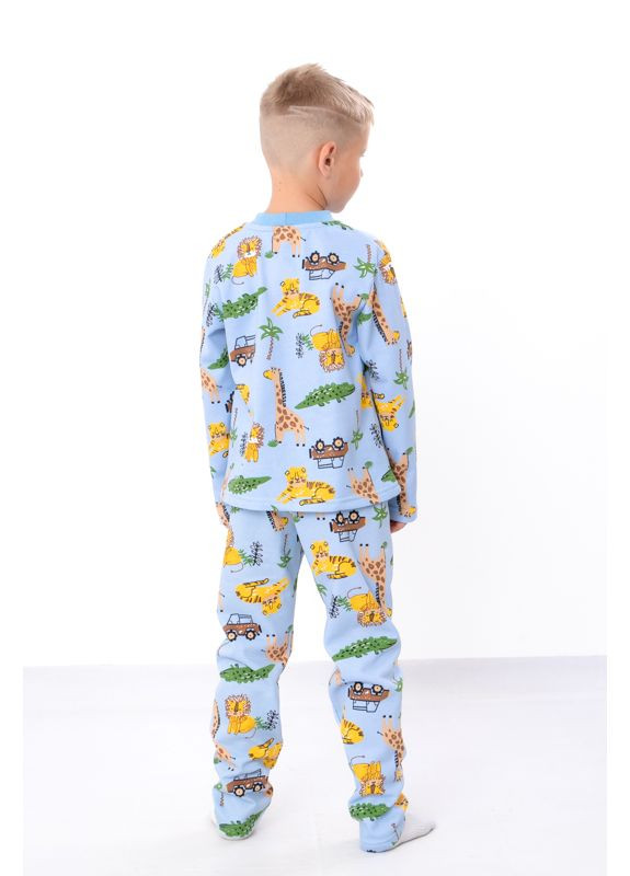 Світло-блакитна зимня піжама для хлопчика (тепла) (p-4174) Носи своє
