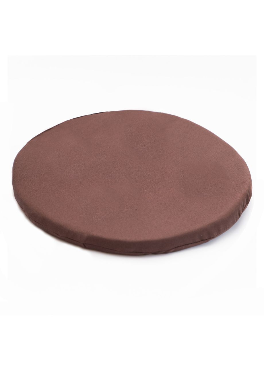 Подушка для стула и кресла Ø 40х5 см коричневый No Brand (324829182)