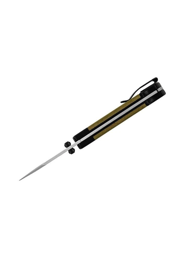 Ніж "112 Ranger Sport", зелений, S30V, 76 мм, Back Lock, Micarta, 112 г Buck (396730657)
