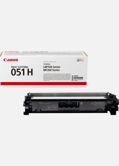 Тонер-картридж 051H LBP162dw/MF269dw/267dw/264dw Black (4100 стор) Canon (315718710)