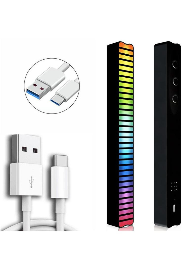 Настольная LED лампа RGB 5V Single Panel Bluetooth USB interface with app Epik (293970186)