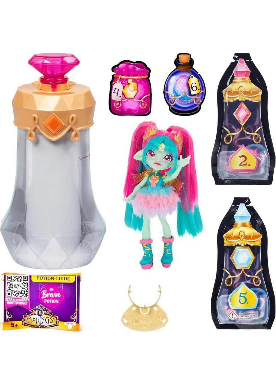 Лялька Меджік Міксіс Пікслінг Дракона Ембер Magic Mixies Pixlings Amber Dragon, Бурштиновий Дракон No Brand (342374306)