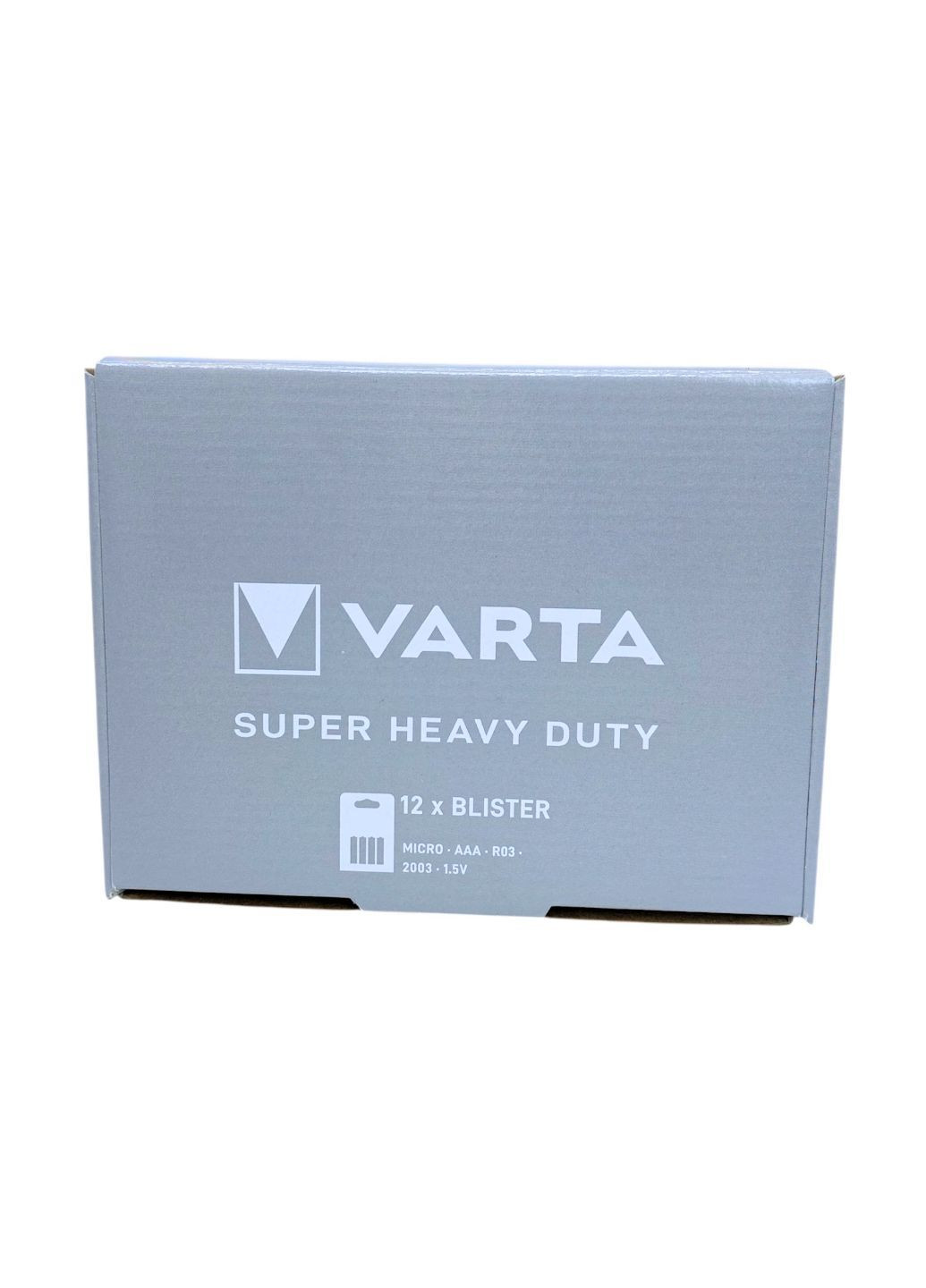 Батарейки Super Heavy Duty набор 48 шт пальчиковые мини ААА R03 1.5 V солевые упаковка zinc carbon Varta (336212265)