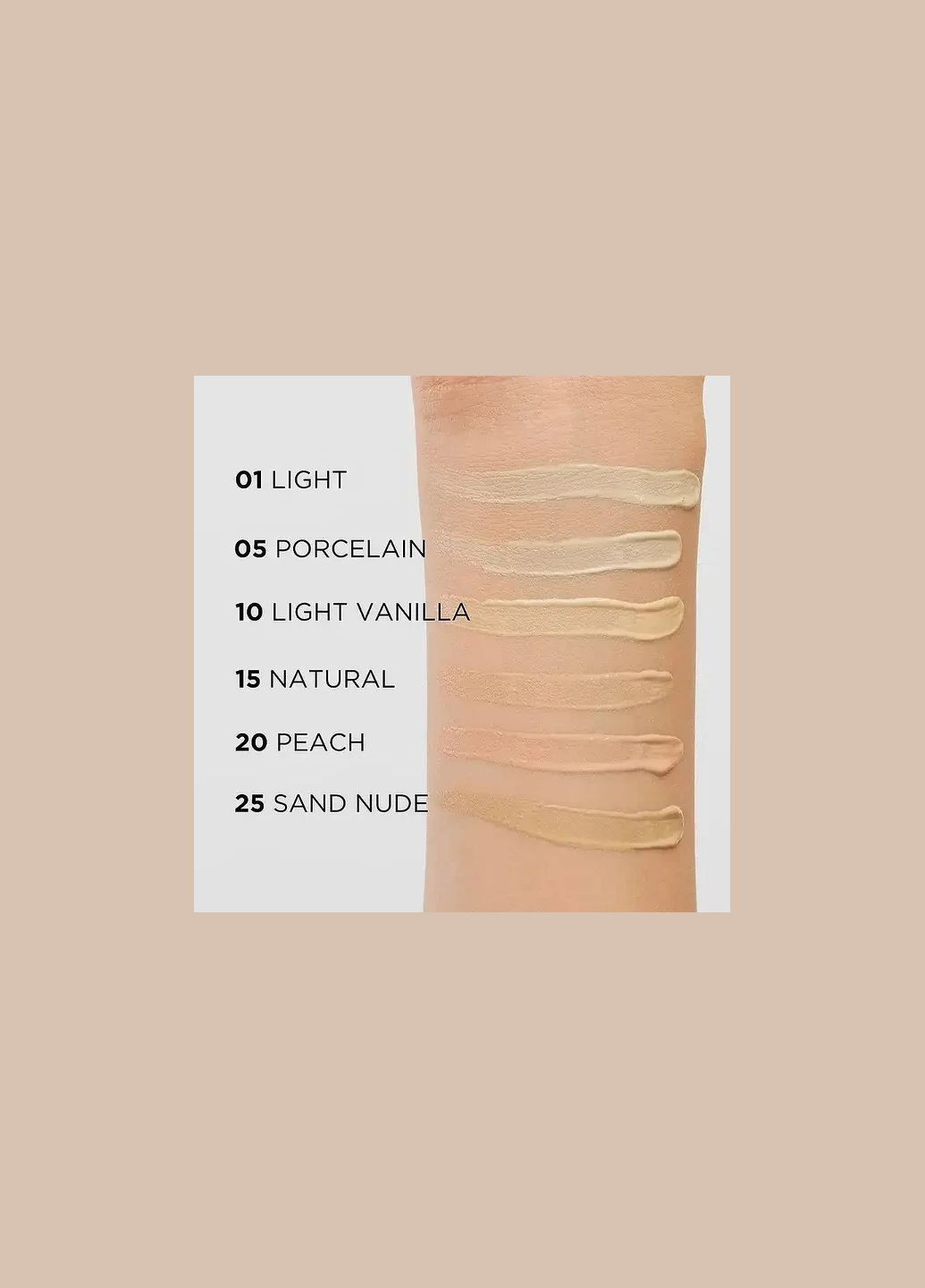 Консилер кремовый с гиалуроновой кислотой, термальной водой, амазонской глиной WONDER MATCH sand nude Eveline Cosmetics (340110444)