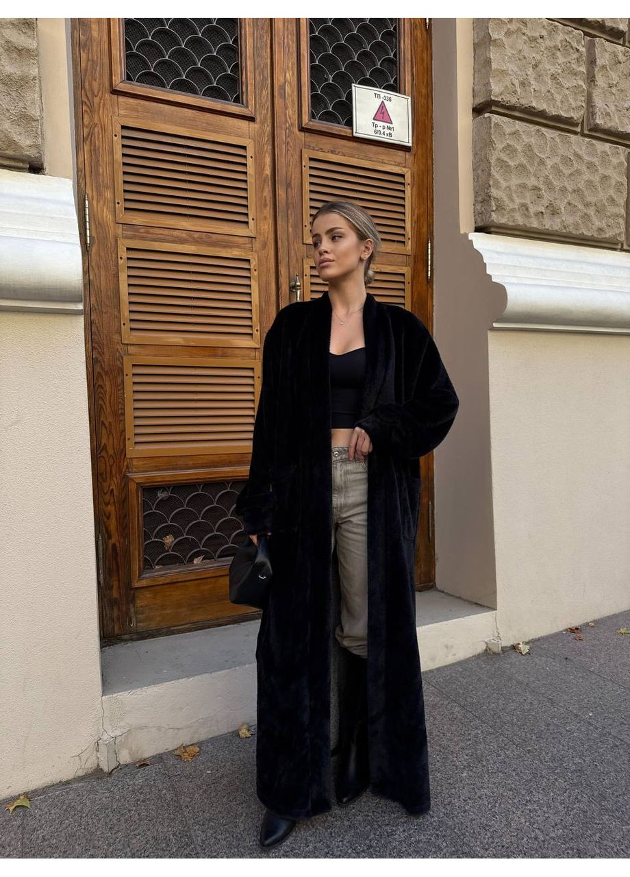 Жіночий подовжений кардіган з пальтової тканини Україна (360898729)