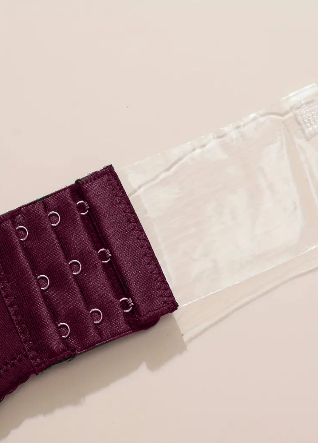 Бордовий балконет бюстгальтер-невидимка трансформер victoria push-up 36 75beige (6952) FS з кісточками поліамід