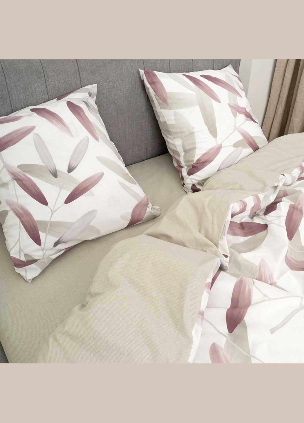 Комплект постельного белья Евро Ранфорс 24286 Viluta (365289577)