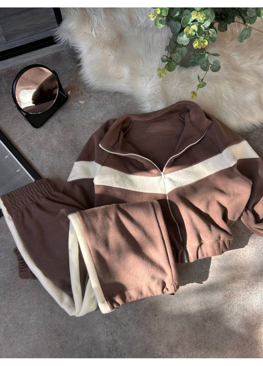 Жіночий спортивний костюм із м’якого велюру No Brand (366237431)