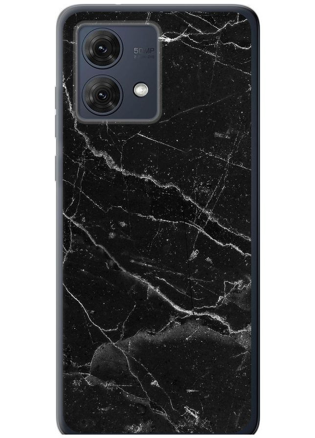 Силиконовый чехол 'Черный мрамор v2' для Endorphone Motorola Moto G84 (317205254)