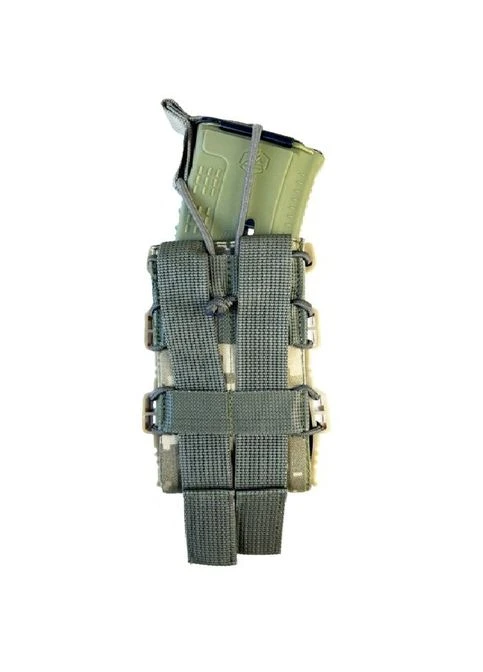 Підсумок відкритий каркасний для 1 магазину АК Cordura (LE3659) з системою MOLLE, розмір 14,5х3х8 см LeRoy (396646601)