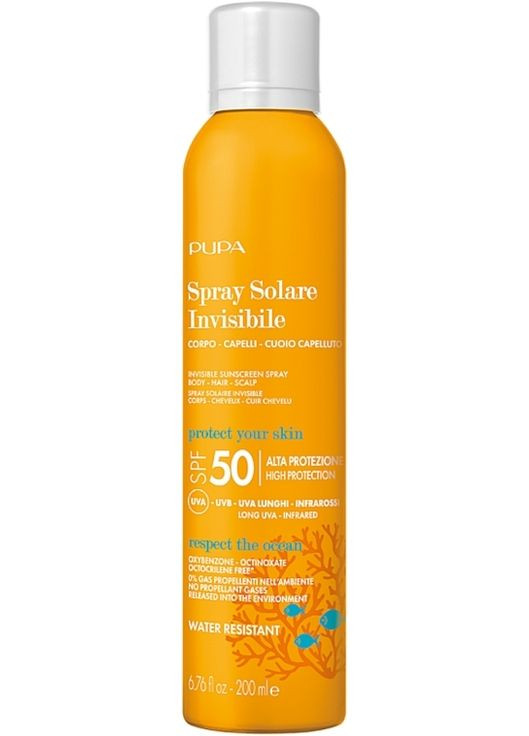 Сонцезахисний спрей для тіла Spray Solare Invisibile SPF 50 200ml (1171448-145145) Pupa (368623252)