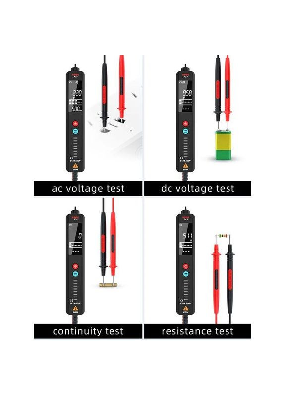 Безконтактний індикатор напруги X1 з функцією тестера (Без чохла) Bside (300577533)